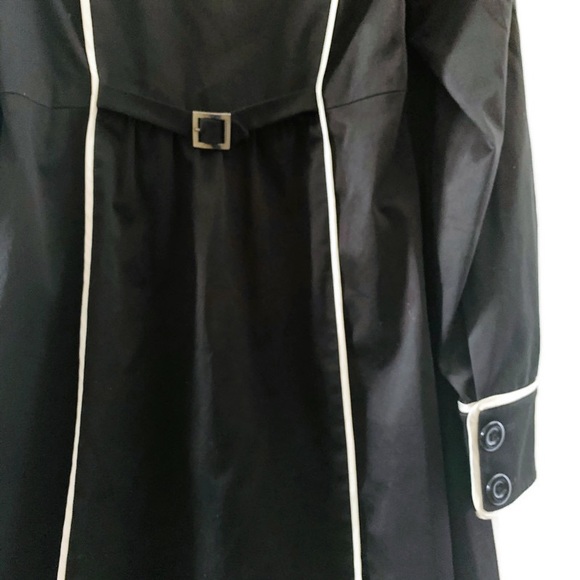 !Sold! Betsey Johnson Black Jacket Blazer Silk - Picture 5 of 8